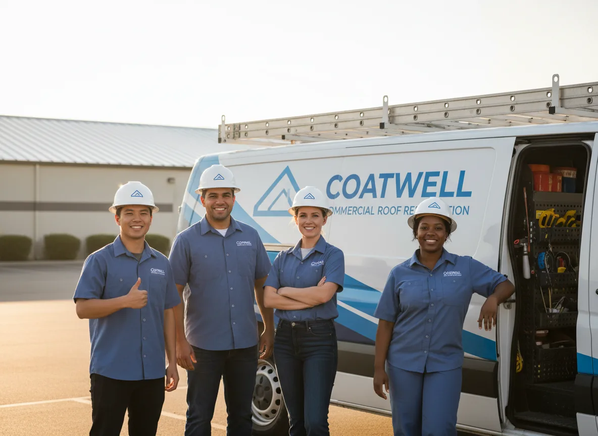 Commercial roof coating company in Walters, OK